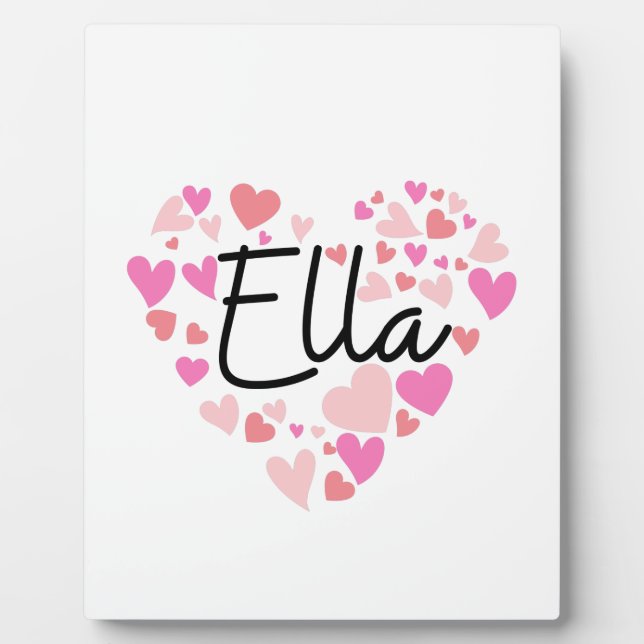 I love Ella Fotoplatte (Vorderseite)