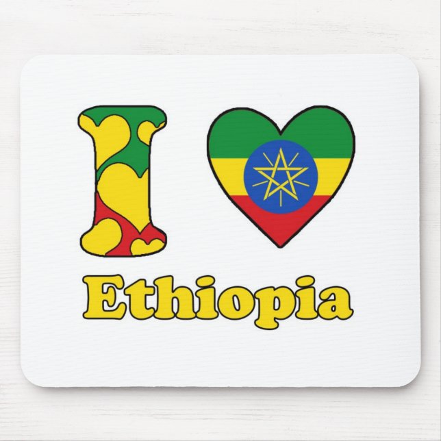 I love Ethiopia Mousepad (Vorne)