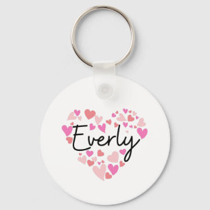I love Everly ] Schlüsselanhänger