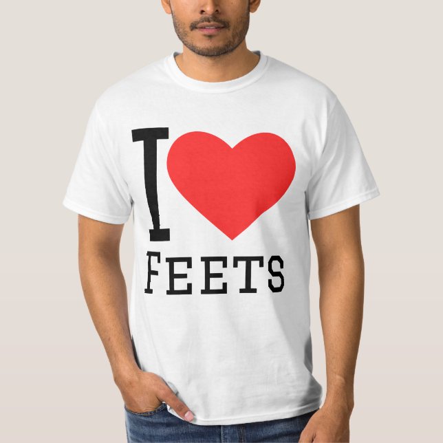 I love feets T-Shirt (Vorderseite)