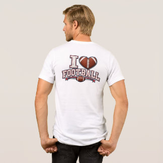 I Love Football Men’s T-Shirt | Football Dad Shirt
