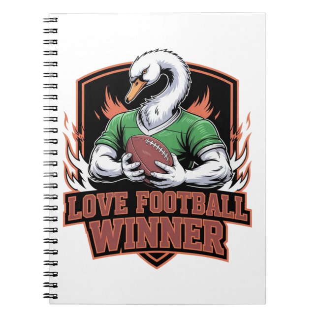 I love football  notizblock (Vorderseite)