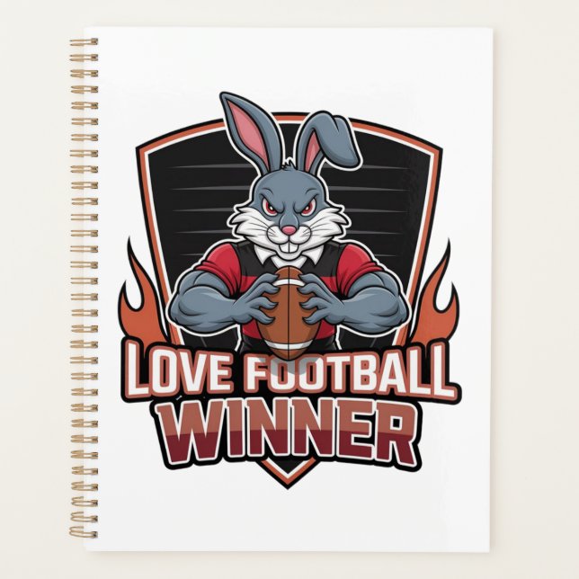 I love football  planer (Vorderseite)
