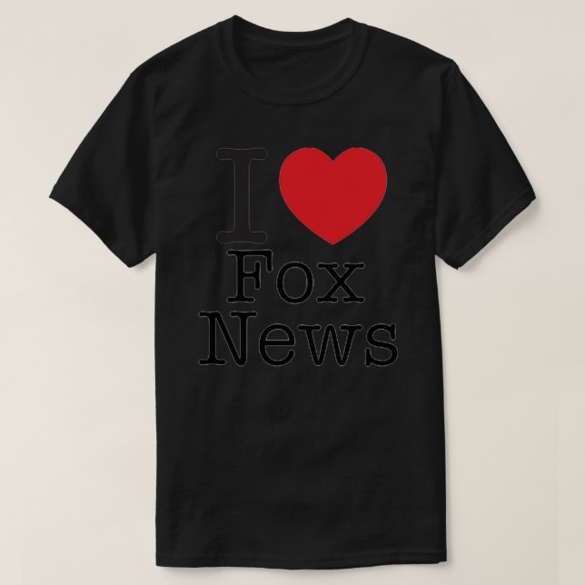 I LOVE Fox News Essential T-Shirt (Design devant)