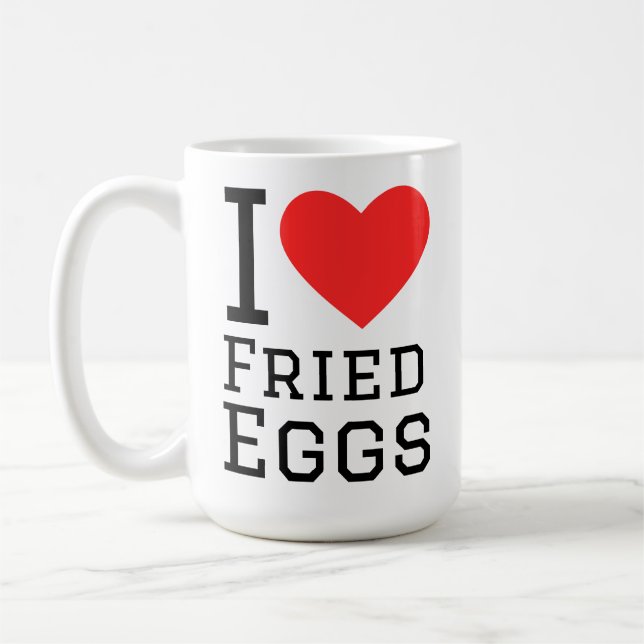 I love fried eggs kaffeetasse (Links)