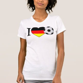 "I Love Fussball" Deutschland Girls Shirt