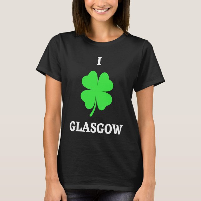 I LOVE GLASGOW T-Shirt (Vorderseite)