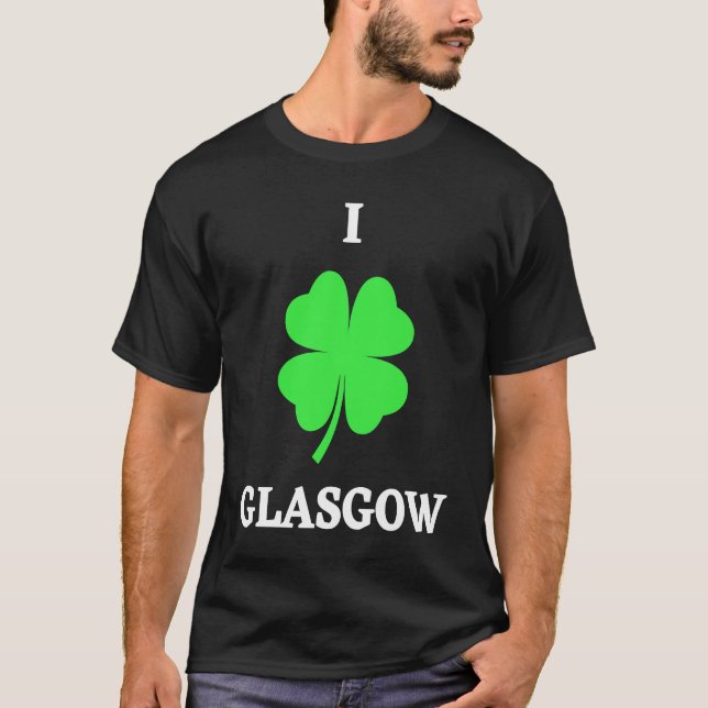 I LOVE GLASGOW T-Shirt (Vorderseite)
