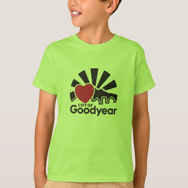 I Love Goodyear T-Shirt pour les garçons (Devant)