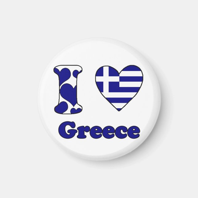 I love Greece magnet (Devant)