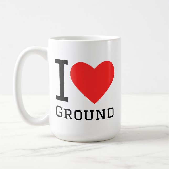 I love ground kaffeetasse (Links)