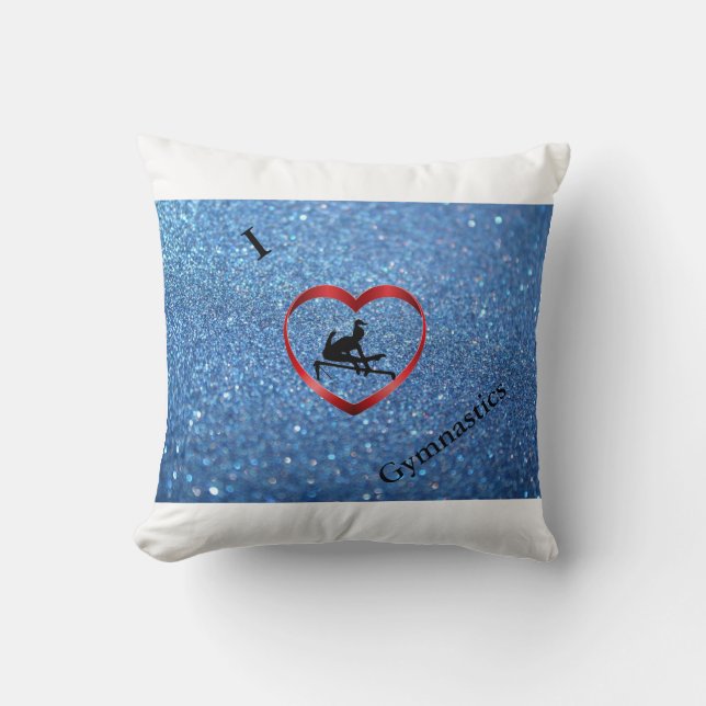 I Love Gymnastique Coussin des bars inégale (Recto)