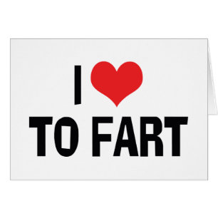 I Love Heart To Fart - Drôle Humour