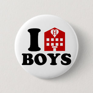 I Love Hotel Boys Button