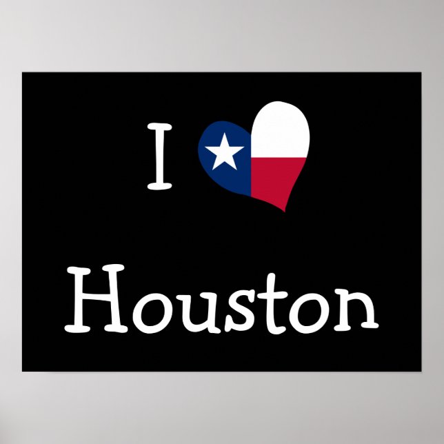 I Love Houston Poster (Vorne)