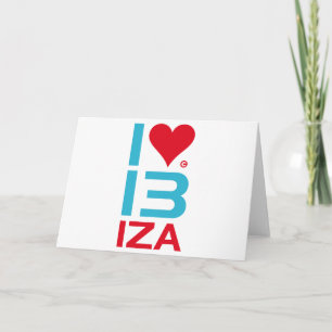 I LOVE IBIZA FEIERTAGSKARTE