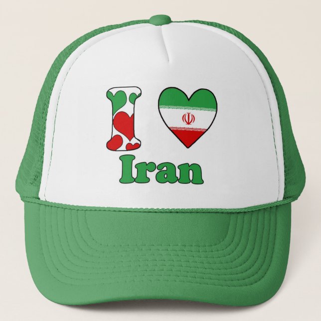 I love Iran Truckerkappe (Vorderseite)