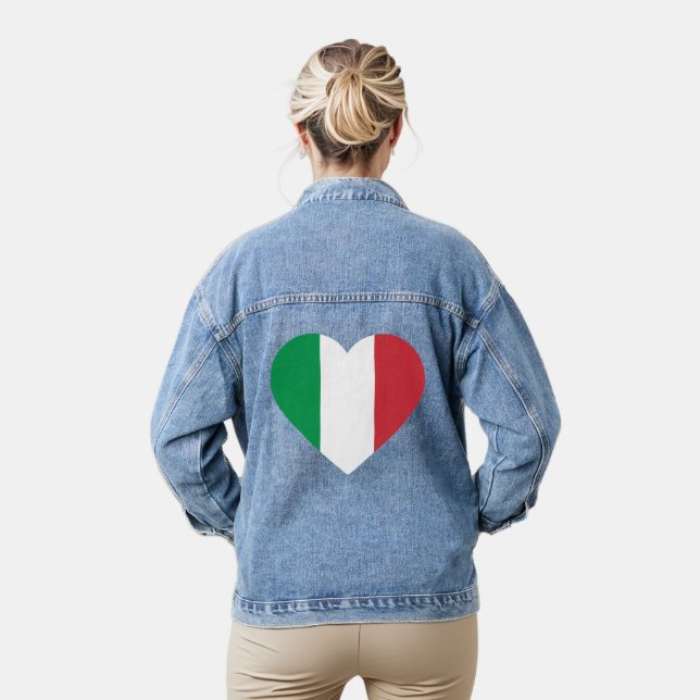 I Love Italie drapeau italien Coeur (Modèle)