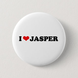 I LOVE JASPER BUTTON