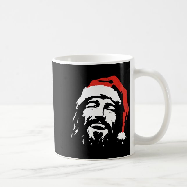 I Love Jesus Christmas Green  Kaffeetasse (Rechts)