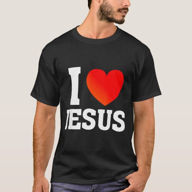 I Love Jesus  T-Shirt (Vorderseite)