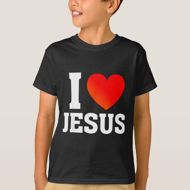 I Love Jesus  T-Shirt (Vorderseite)