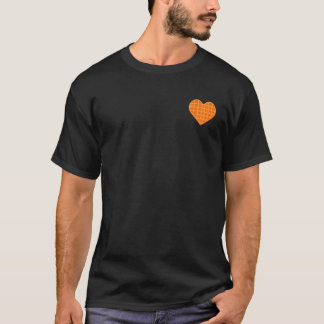 I Love Jesus Waffle Heart Funny Christian Breakfas T-Shirt