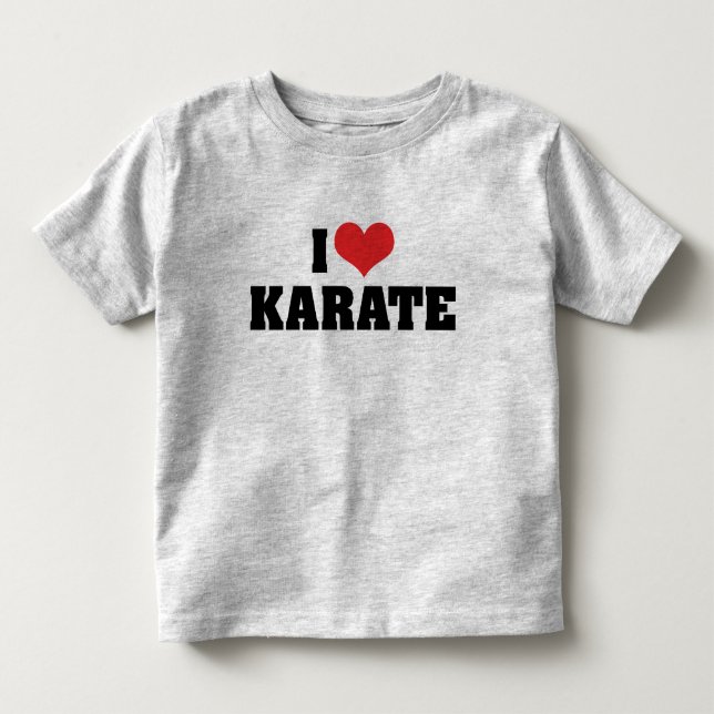 I Love Karate T-Shirt (Devant)