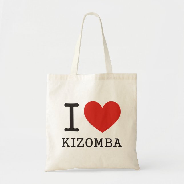 I love Kizomba Tragetasche (Vorne)