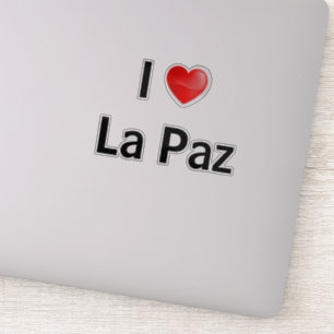 I love La Paz Aufkleber