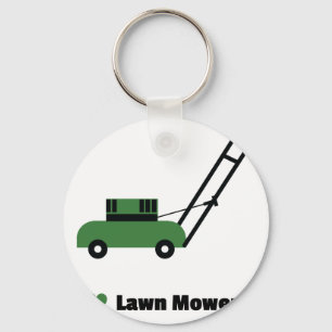 I love Lawn Mowers Schlüsselanhänger