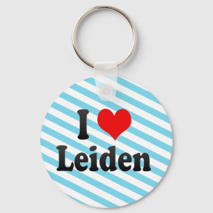 I Love Leiden, Netherlands Schlüsselanhänger