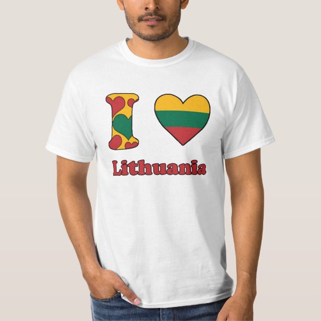 I love Lithuania T-Shirt (Vorderseite)