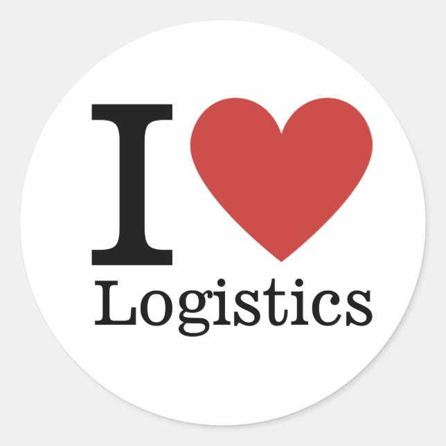 I ❤️ Love Logistics STICKER (Devant)