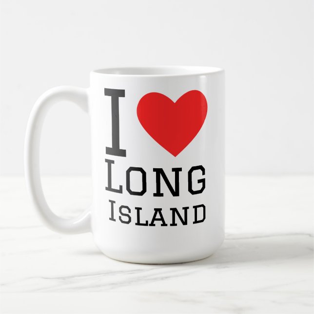 I love Long Island  Kaffeetasse (Links)