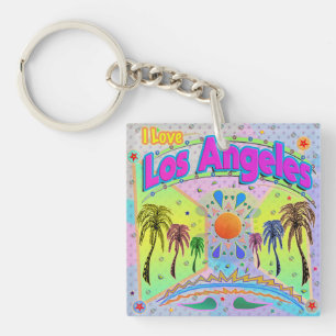 I LOVE Los Angeles Calm Desire Porte - clé