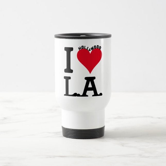 I LOVE LOS ANGELES REISEBECHER (Mittel)