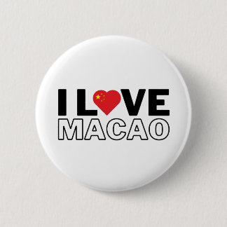 I LOVE MACAU - For real Macanese! Button