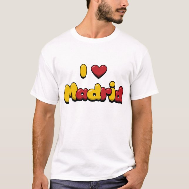 I Love Madrid T-Shirt (Devant)