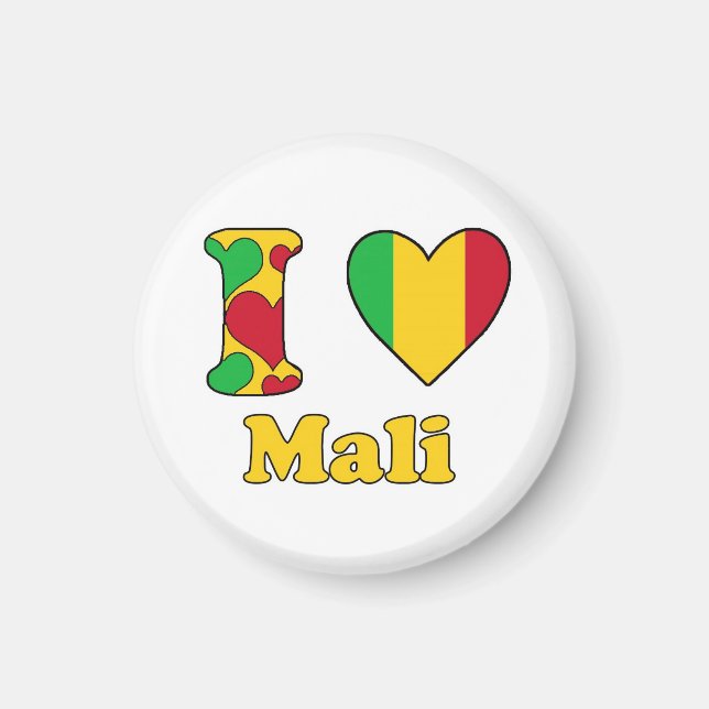 I love Mali Magnet (Vorne)