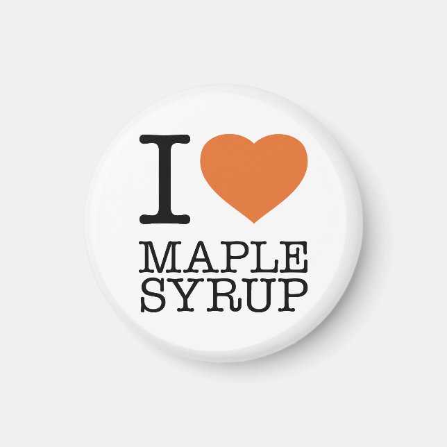 I LOVE MAPLE SYRUP MAGNET (Vorne)