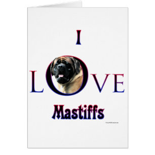 I Love Mastiffs apricot