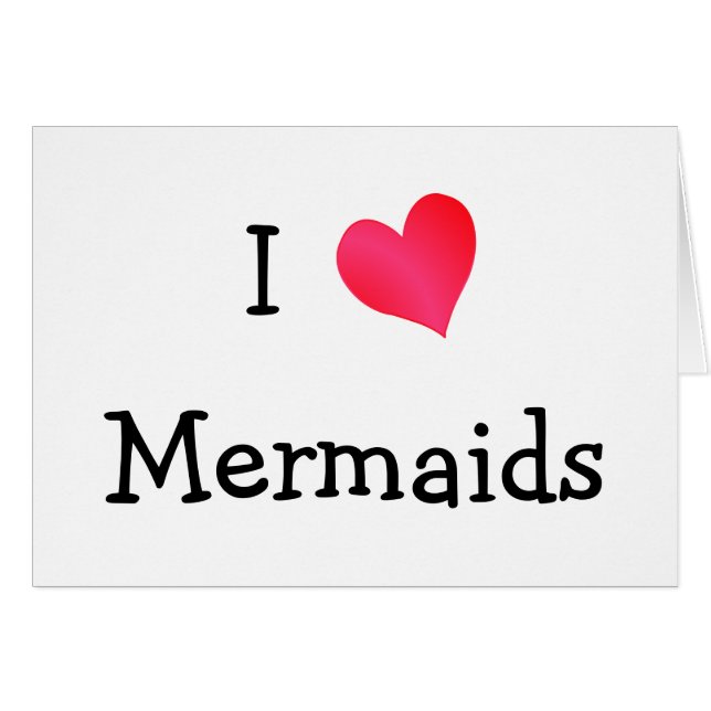 I Love Mermaids (Vorderseite (Horizontal))