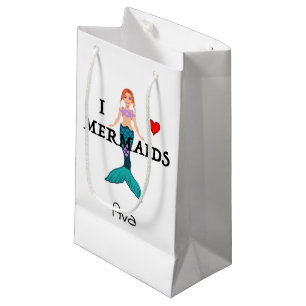 I Love Mermaids Design - Sac Cadeau - Petit