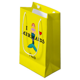 I Love Mermaids Design - Sac Cadeau - Petit