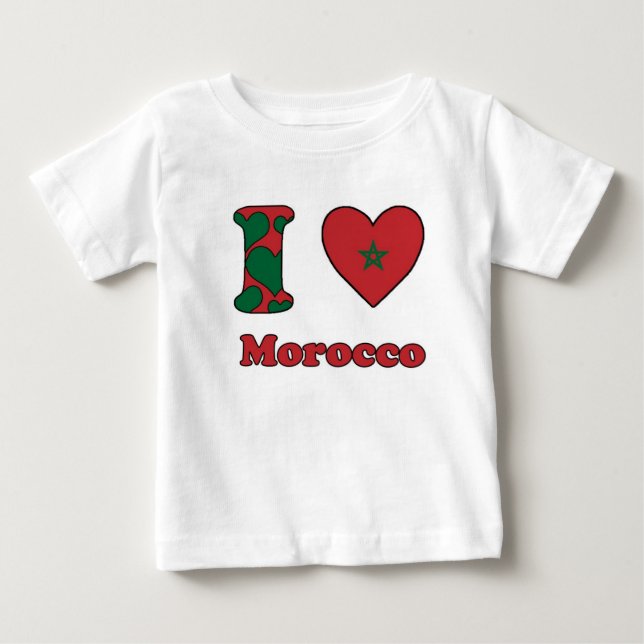 I love Morocco Baby T-shirt (Vorderseite)