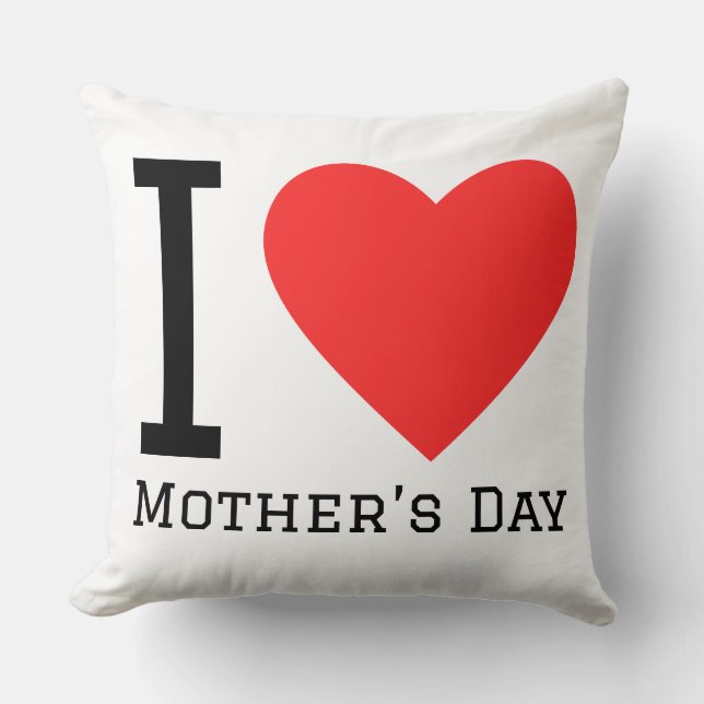 I love Mother’s Day Kissen (Vorderseite)