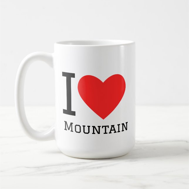 I love mountain kaffeetasse (Links)