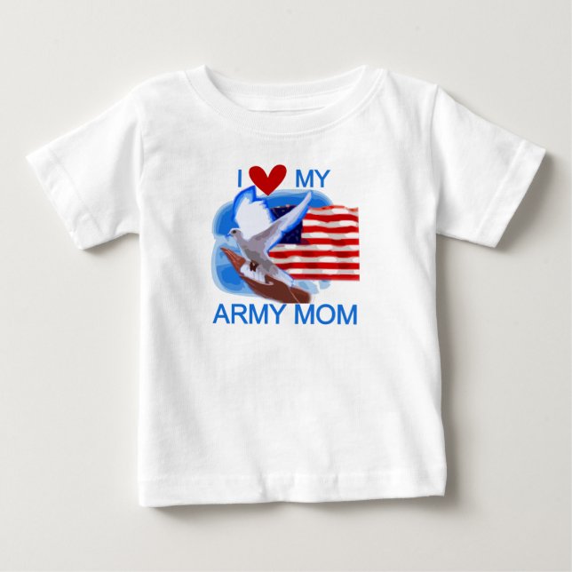 I Love My Army Mom Tshirts et cadeaux (Devant)