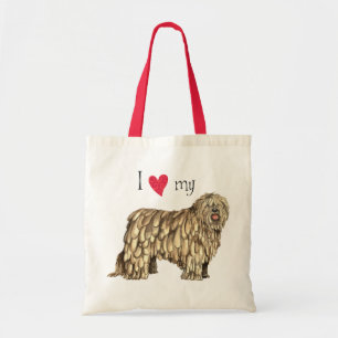 I Love my Bergamasco Tragetasche